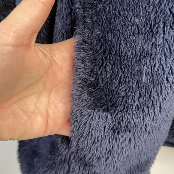 Disney World Disney Parks Fuzzy Navy Blue Full Zip Fleece Jacket Women’s Plus 1X - Picture 6 of 9